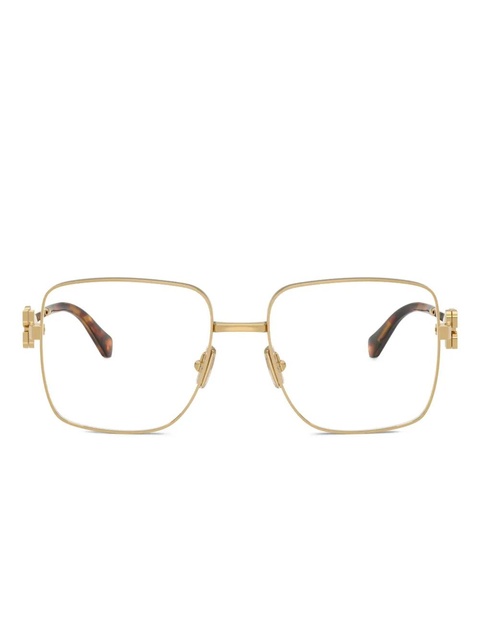 Miu Miu Eyewear square-frame sunglasses - Gold - zdjęcie produktu nr 1