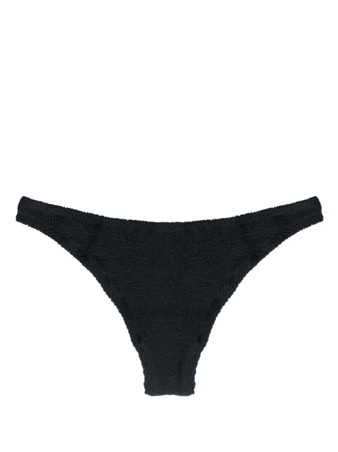 MC2 Saint Barth crinkled bikini bottoms - Black - zdjęcie produktu nr 1
