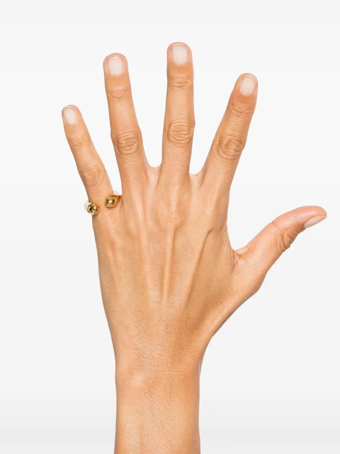 Jil Sander gold-plated ring - zdjęcie produktu nr 2
