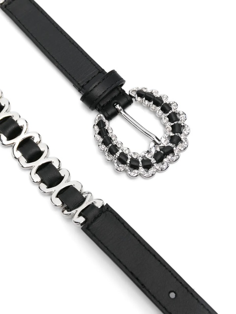 Maje diamanté-buckle belt - Black - zdjęcie produktu nr 2