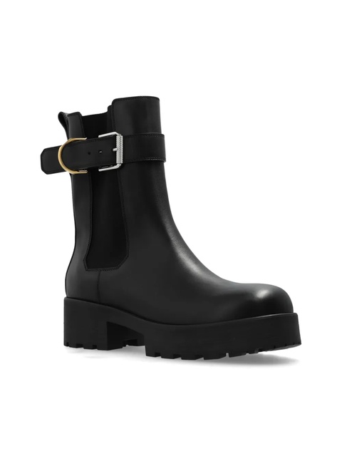 Givenchy buckled leather boots - Black - zdjęcie produktu nr 2