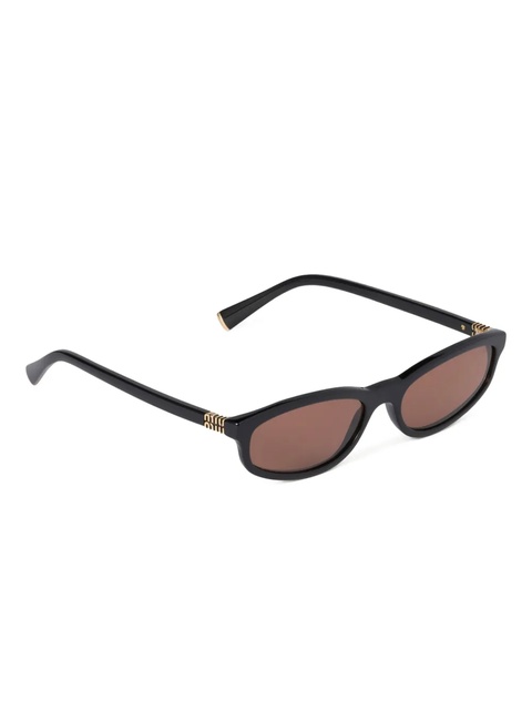 Miu Miu Eyewear rectangle-frame sunglasses - Black - zdjęcie produktu nr 2