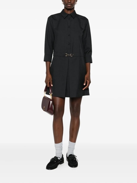Gucci button-fastening shirt mini dress - Grey - zdjęcie produktu nr 2