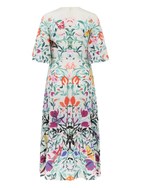 Valentino Garavani floral-print dress - White - zdjęcie produktu nr 1