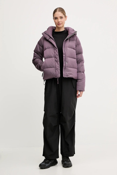 Columbia kurtka puchowa Amaze Puff kolor fioletowy zimowa 2133714 - zdjęcie produktu nr 2