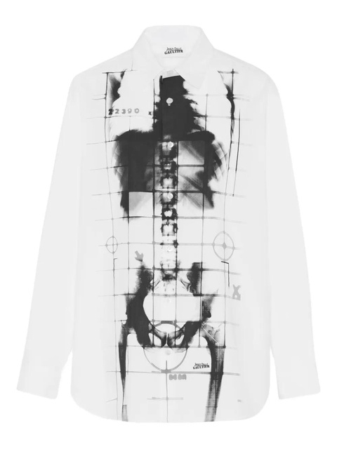Jean Paul Gaultier Squeletor printed button shirt - White - zdjęcie produktu nr 2