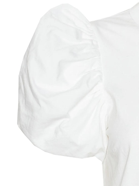 ROTATE BIRGER CHRISTENSEN puff-sleeves T-shirt - White - zdjęcie produktu nr 2