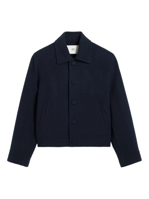 AMI Paris Ami de Coeur single-breasted jacket - Blue - zdjęcie produktu nr 1