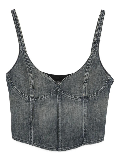 Balenciaga denim bustier top - Blue - zdjęcie produktu nr 1