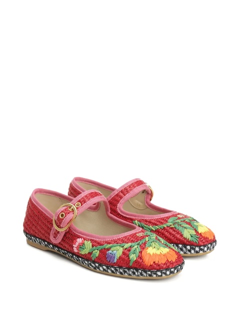 Valentino Garavani Endouce embroidered ballet flats - zdjęcie produktu nr 1
