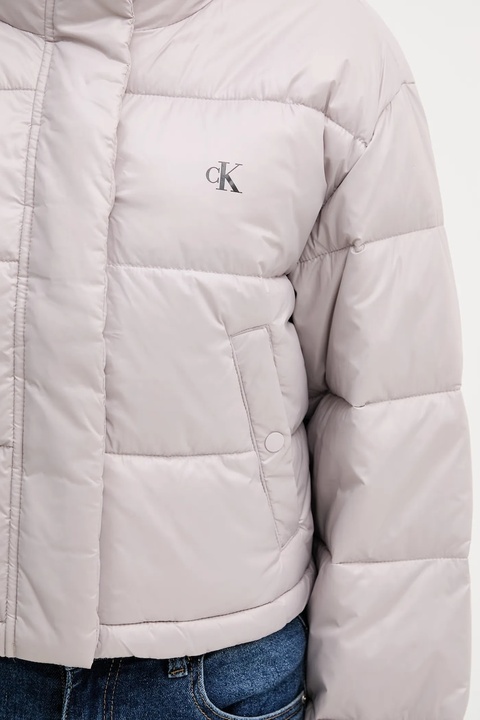 Calvin Klein Jeans kurtka kolor szary zimowa LV047D504G - zdjęcie produktu nr 2