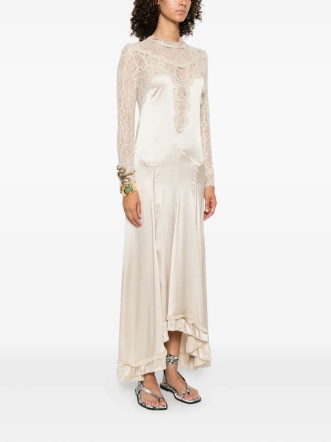 ISABEL MARANT Dolores ruffled dress - Neutrals - zdjęcie produktu nr 2