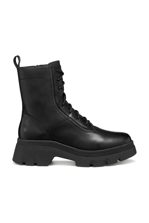 Geox botki D PLUETTE damskie kolor czarny na płaskim obcasie D565MD 043BC C9999 - zdjęcie produktu nr 1