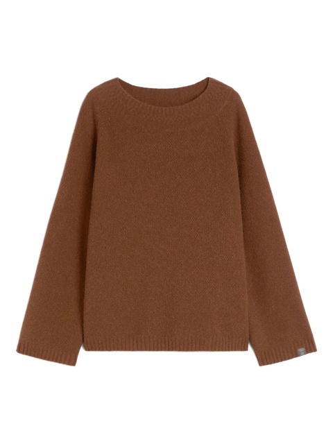 Max Mara Laser crew-neck long-sleeve sweater - Brown - zdjęcie produktu nr 1