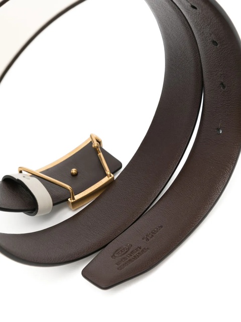 Tod's T Timeless reversuble belt - White - zdjęcie produktu nr 2