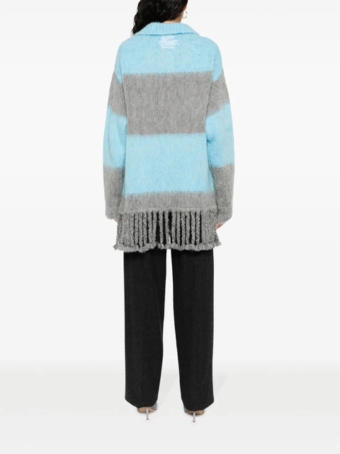 ETRO fringed-edge sweater minidress - Grey - zdjęcie produktu nr 2