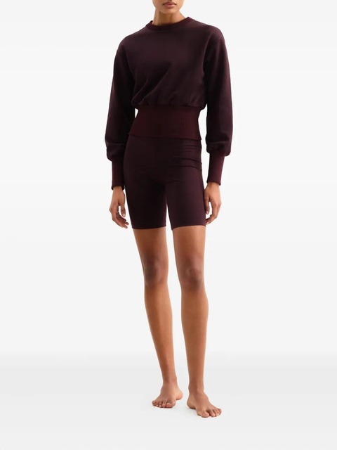 ERES ribbed-cuffs sweatshirt - Brown - zdjęcie produktu nr 2