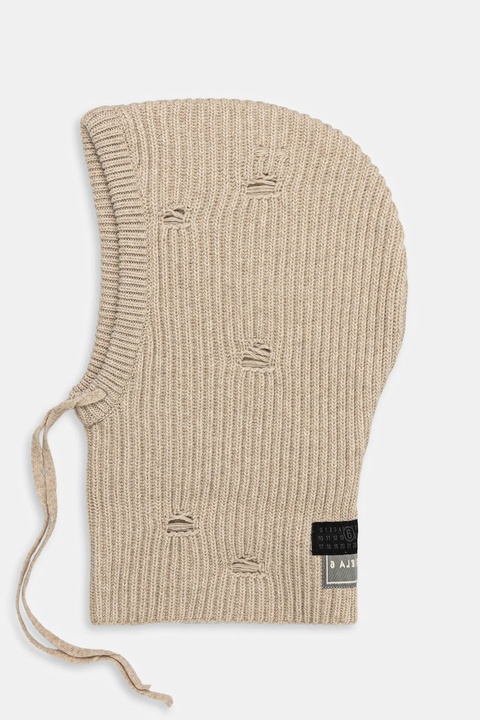 MM6 Maison Margiela kominiarka z wełną kolor beżowy S52TB0008.M13138.806M - zdjęcie produktu nr 1