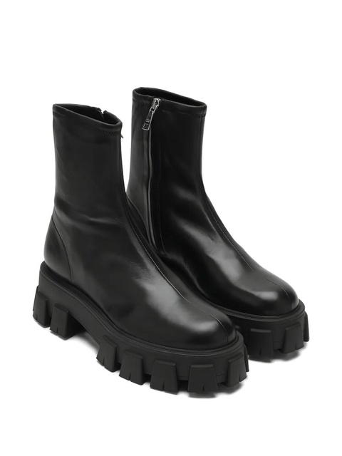 Prada elastic-trim boots - Black - zdjęcie produktu nr 2