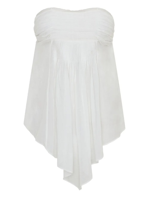 Christopher Esber Anemoi pleated-details top - White - zdjęcie produktu nr 1