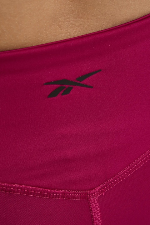 Reebok legginsy treningowe LUX Collection kolor różowy gładkie 100214323 - zdjęcie produktu nr 2