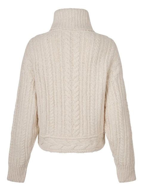 ISABEL MARANT cable-knit roll-neck sweater - Neutrals - zdjęcie produktu nr 2