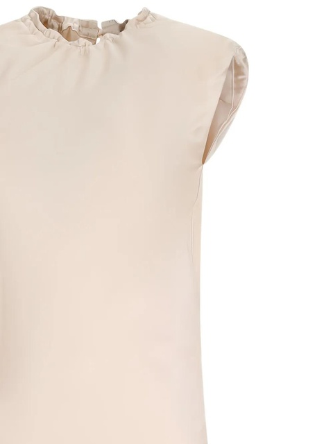 The Attico drawstring-neck midi dress - Pink - zdjęcie produktu nr 2