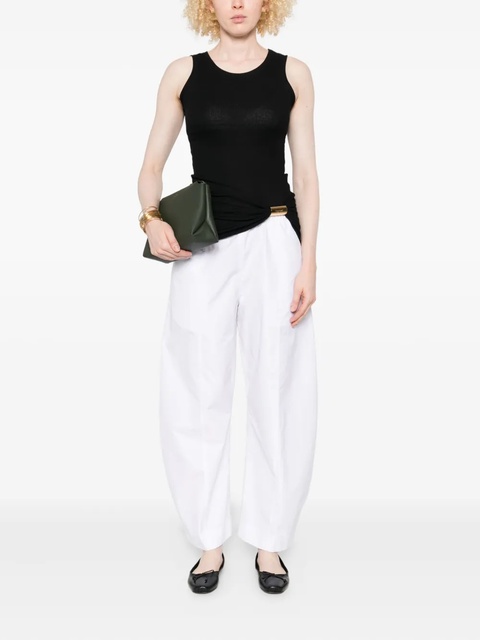 LOEWE ribbed clasp-detail top - Black - zdjęcie produktu nr 2