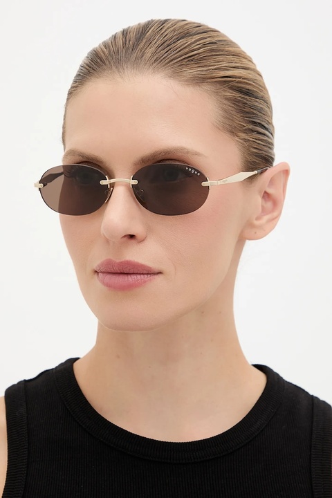 VOGUE okulary przeciwsłoneczne damskie kolor złoty 0VO4342S - zdjęcie produktu nr 1