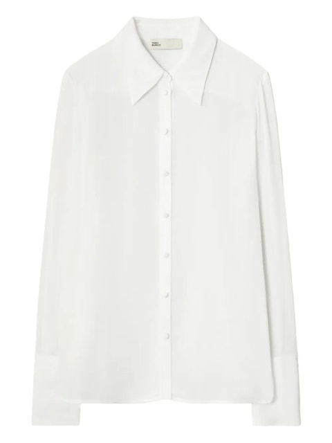 Tory Burch cuffed shirt - White - zdjęcie produktu nr 1