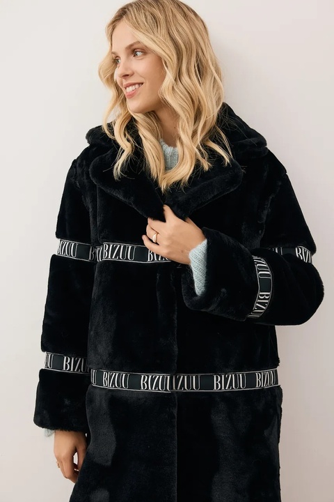 Bizuu płaszcz FLORENCE kolor czarny FLORENCE CZARNY - zdjęcie produktu nr 2