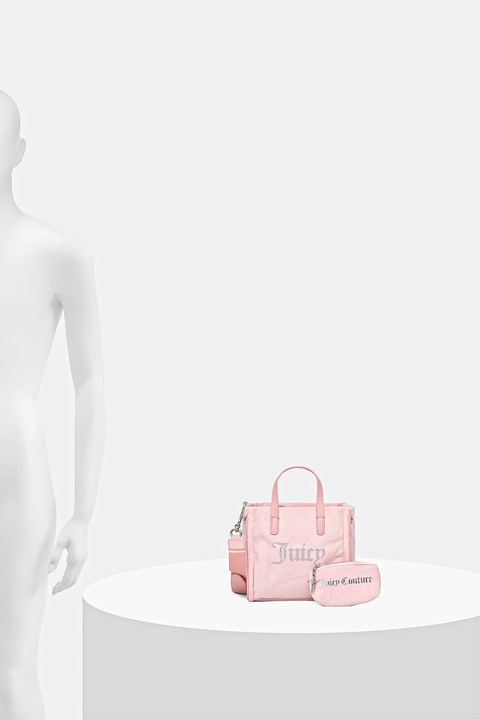 Juicy Couture torebka Iris Velvet kolor różowy BIJIR8945WZC - zdjęcie produktu nr 1