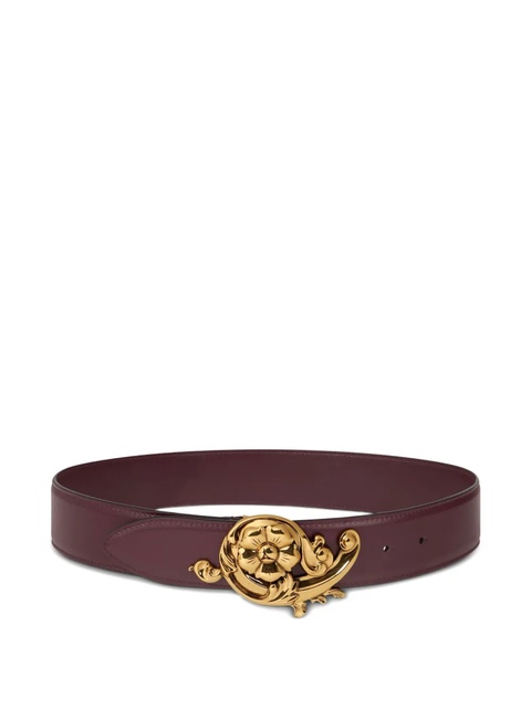 ETRO floral-buckle leather belt - Red - zdjęcie produktu nr 2