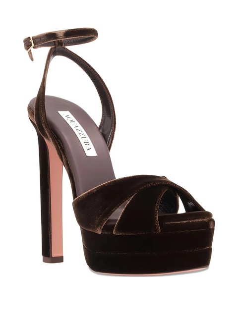 Aquazzura 130mm Divine heeled sandals - Brown - zdjęcie produktu nr 1