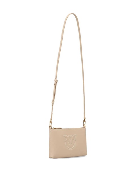 PINKO logo-detail zip-top cross body bag - Neutrals - zdjęcie produktu nr 2
