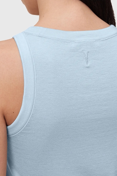 AllSaints top RINA damskie kolor niebieski W211JB - zdjęcie produktu nr 2