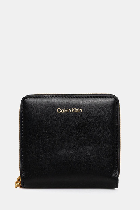 Calvin Klein portfel damski kolor czarny LV04F1044G - zdjęcie produktu nr 1