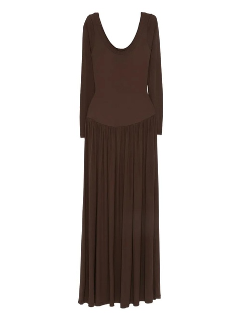 Aya Muse long-sleeved dress - Brown - zdjęcie produktu nr 1