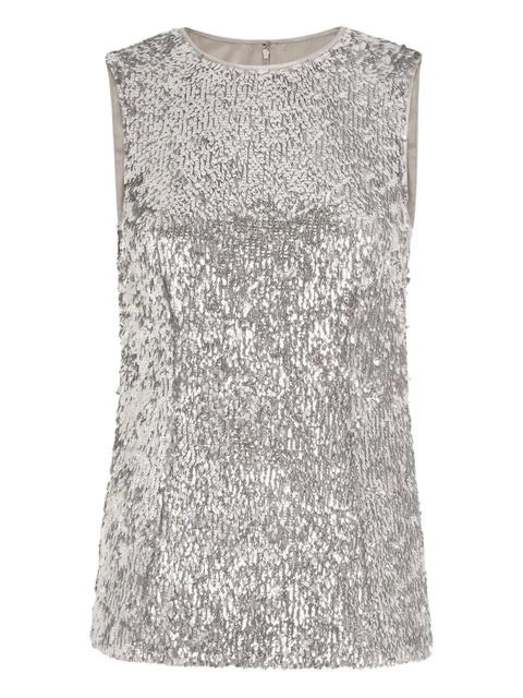 Dolce & Gabbana sequin top - Silver - zdjęcie produktu nr 1