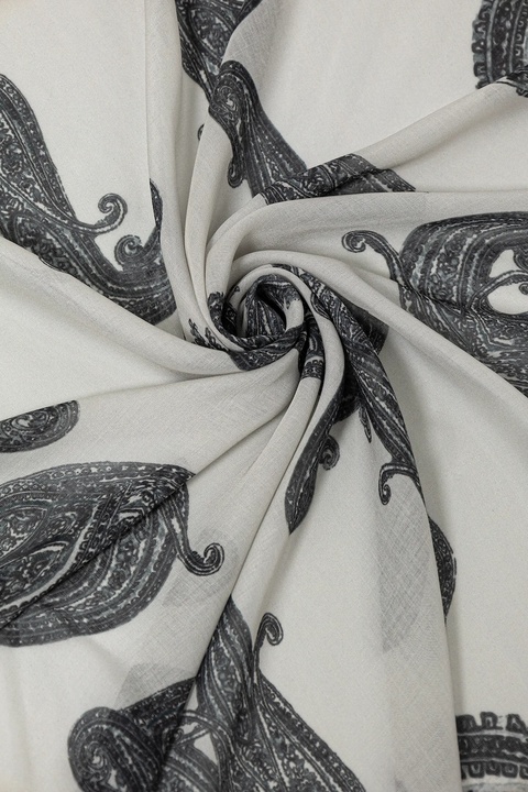 AllSaints chusta damska kolor beżowy wzorzysta 29ASWC531510 - zdjęcie produktu nr 2