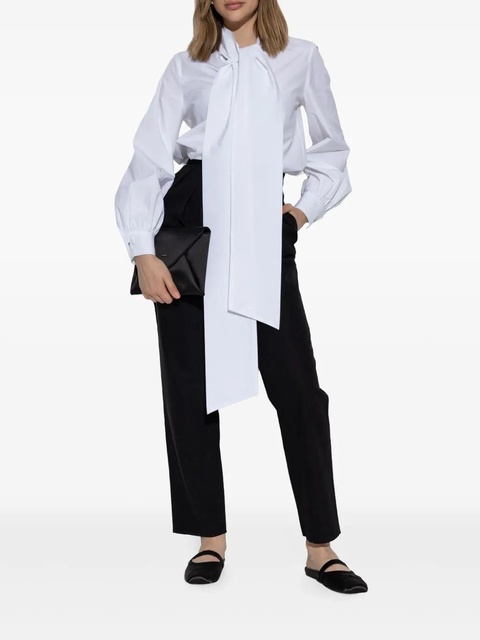 Max Mara bow-tie shirt - White - zdjęcie produktu nr 2