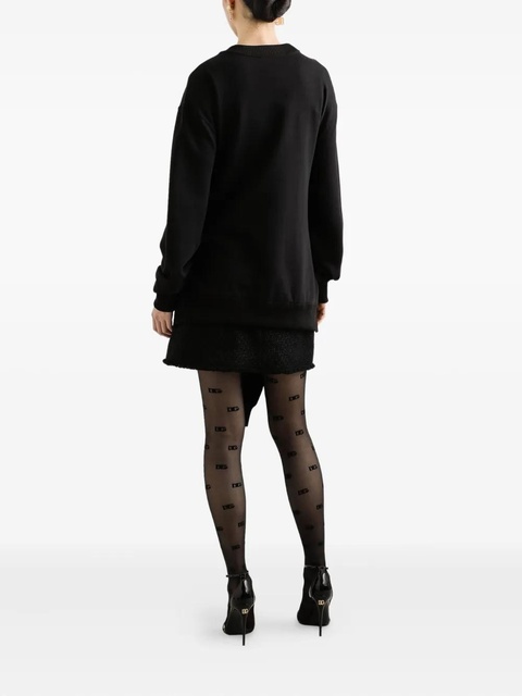 Dolce & Gabbana DNA cotton mini dress - Black - zdjęcie produktu nr 2