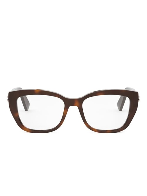 Bvlgari tortoiseshell-effect glasses - Brown - zdjęcie produktu nr 1