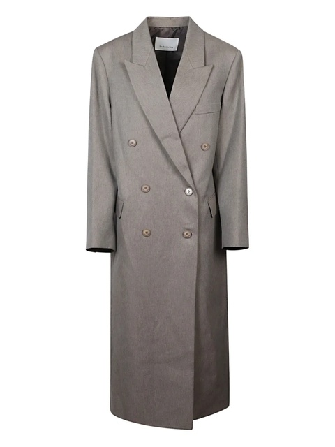 The Frankie Shop double-breasted long coat - Grey - zdjęcie produktu nr 1
