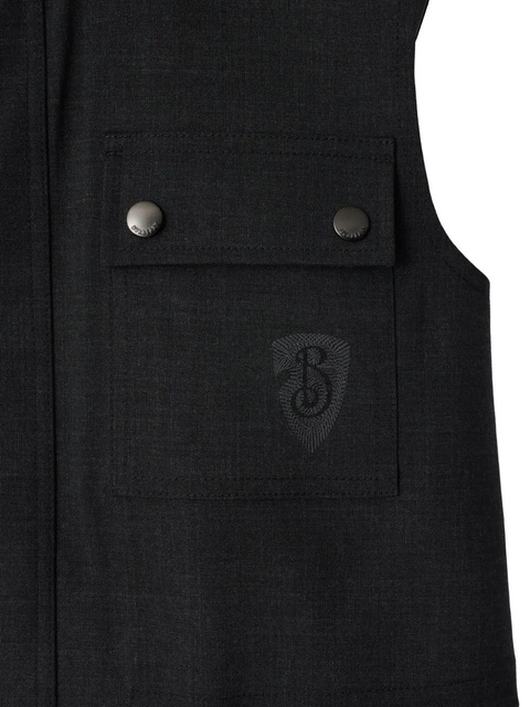 Burberry bonded wool gilet - Black - zdjęcie produktu nr 2