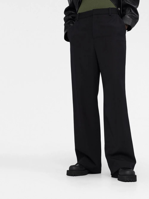 Balmain mid-rise wide-leg trousers - Black - zdjęcie produktu nr 2