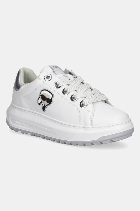 Karl Lagerfeld sneakersy skórzane KAPRI LUG kolor biały KL67530 - zdjęcie produktu nr 1
