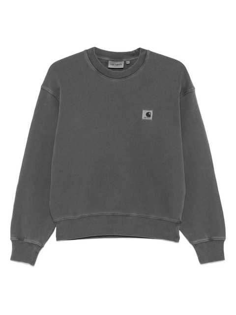 Carhartt WIP square-logo cotton sweatshirt - Grey - zdjęcie produktu nr 1