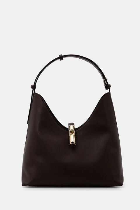 Furla torebka skórzana kolor brązowy WB01499.BX3104.2460S - zdjęcie produktu nr 1
