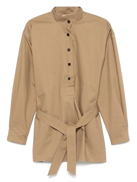 Saint Laurent belted top - Brown - zdjęcie produktu nr 1